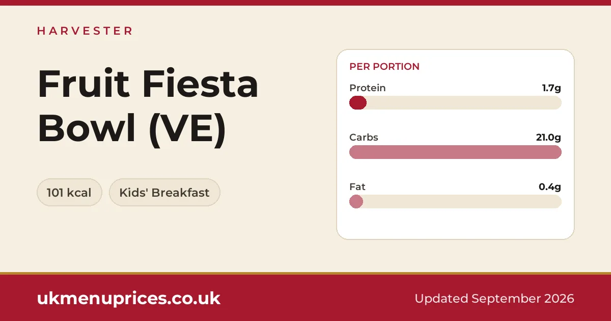 Harvester Fruit Fiesta Bowl (VE)