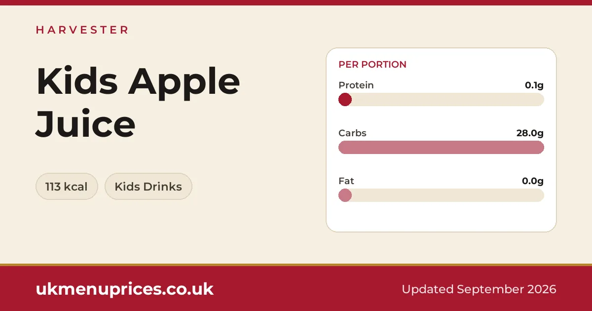 Harvester Kids Apple Juice