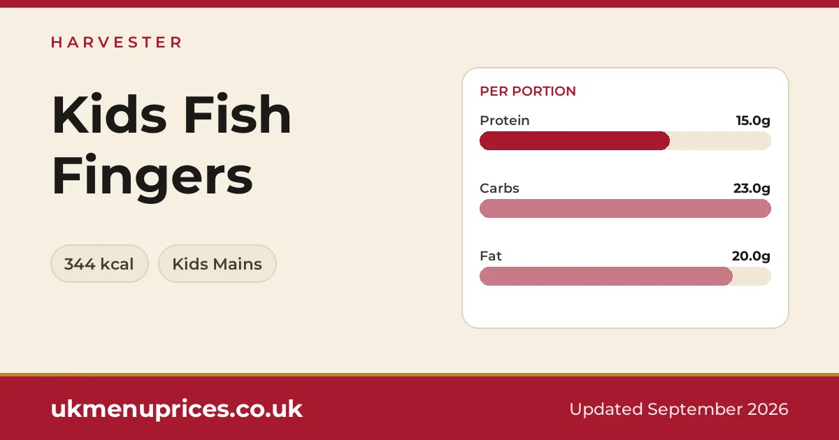 Harvester Kids Fish Fingers