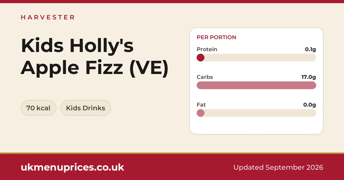 Harvester Kids Holly's Apple Fizz (VE)