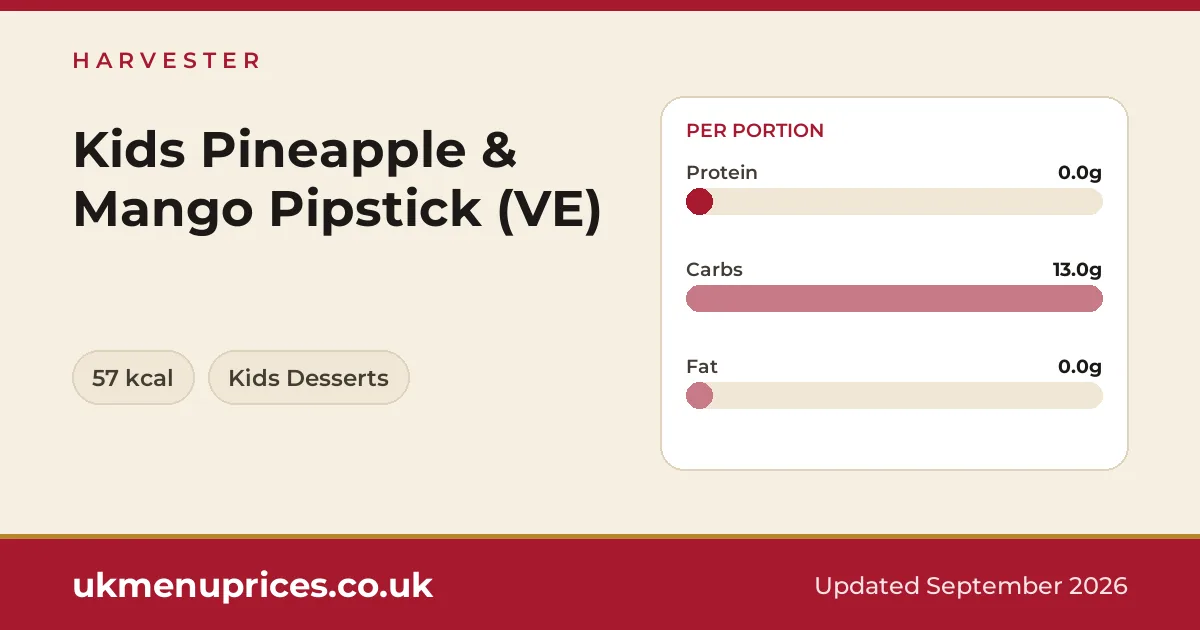 Harvester Kids Pineapple & Mango Pipstick (VE)