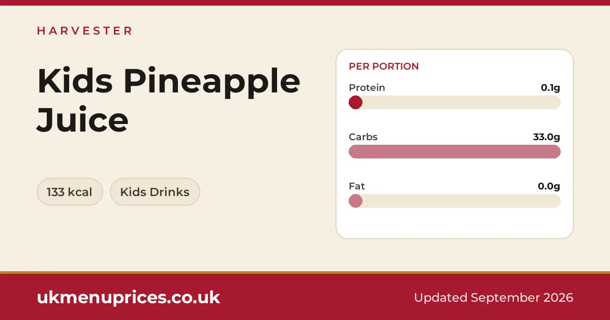 Harvester Kids Pineapple Juice