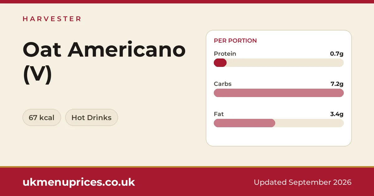Harvester Oat Americano (V)