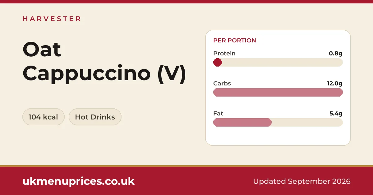 Harvester Oat Cappuccino (V)