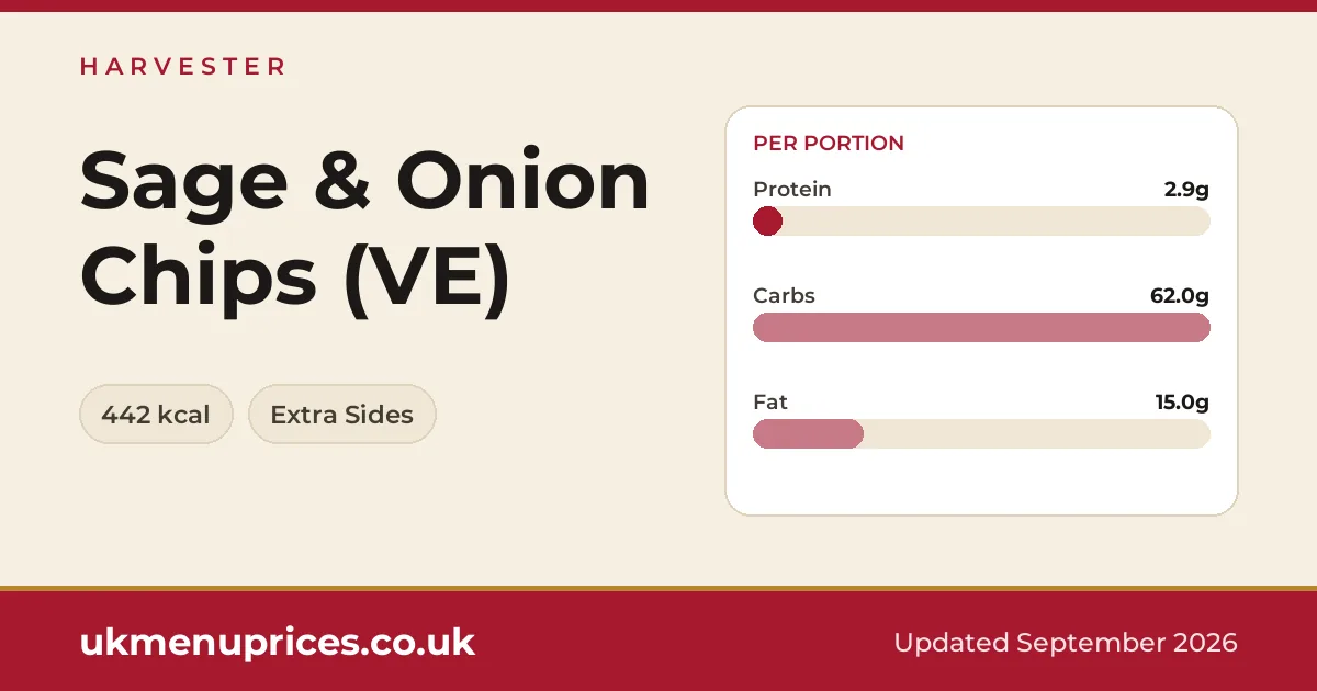 Harvester Sage & Onion Chips (VE)