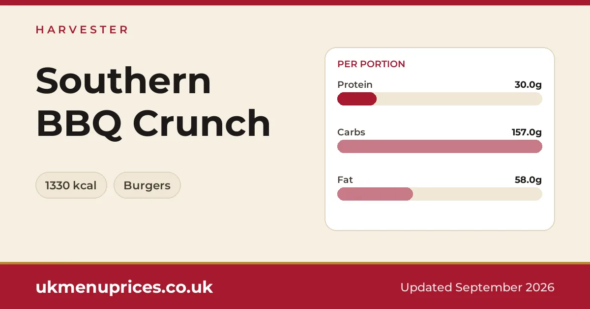 Harvester Southern BBQ Crunch
