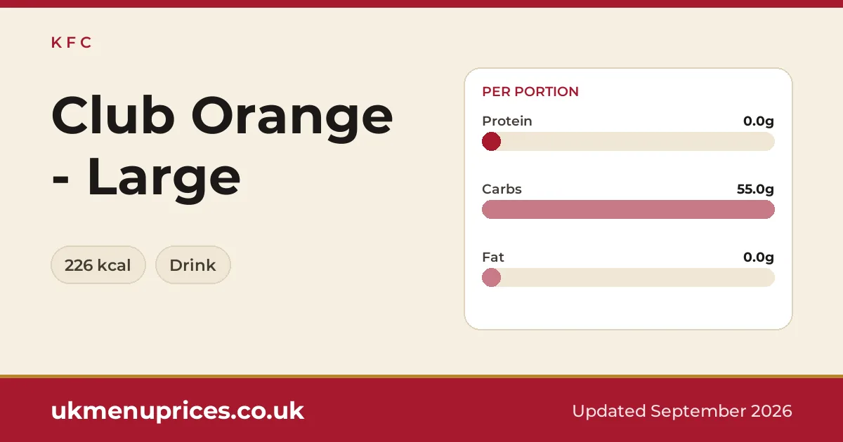 KFC Club Orange - Large
