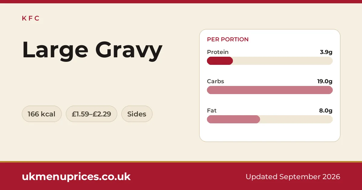 KFC Large Gravy