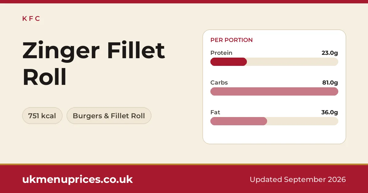 KFC Zinger Fillet Roll