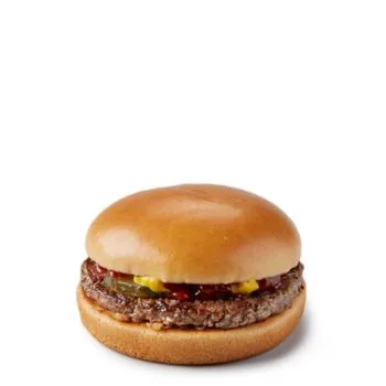 Hamburger at McDonald's