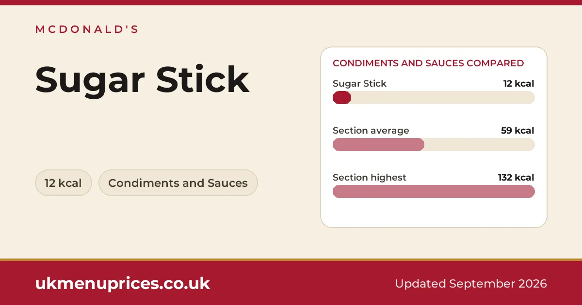 McDonald's Sugar Stick