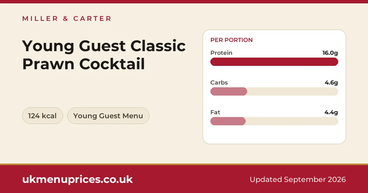 Miller & Carter Young Guest Classic Prawn Cocktail