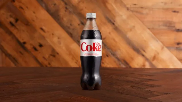 Bottle of Diet Coke at Nando's