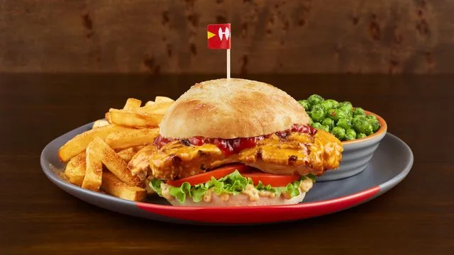 Butterfly Burger at Nando's
