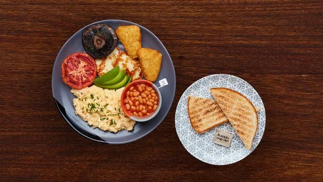 The Big Veggie Breakfast at Nando's