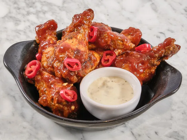 Firecracker Chicken Wings at PizzaExpress