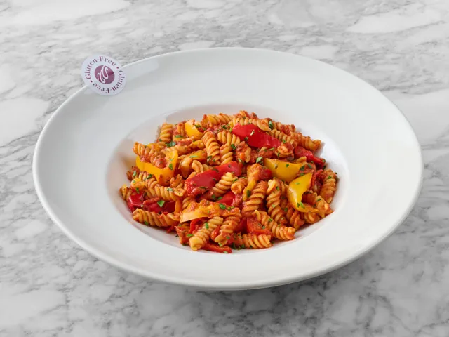 Gluten-Free Fusilli Vegan Peperonata at PizzaExpress