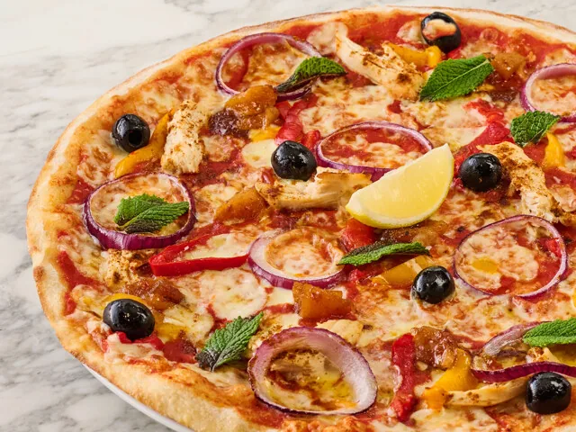Gluten-Free Moroccan Chicken at PizzaExpress