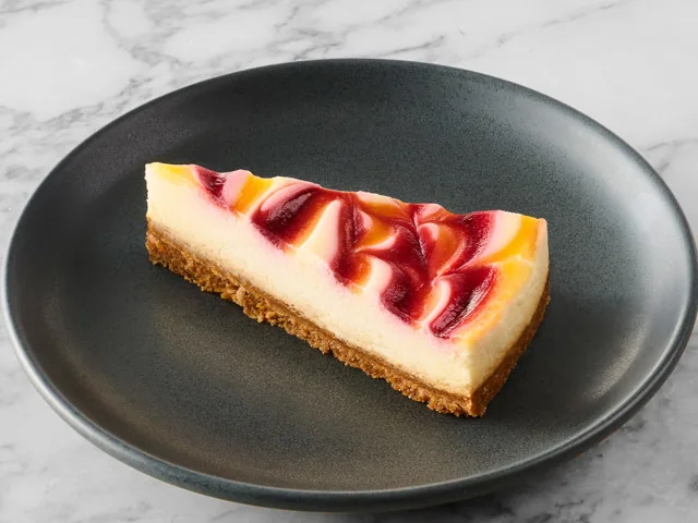 Lemon & Raspberry Cheesecake at PizzaExpress