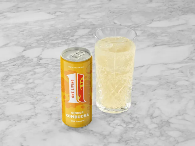 One Living Ginger Kombucha (250ml) at PizzaExpress