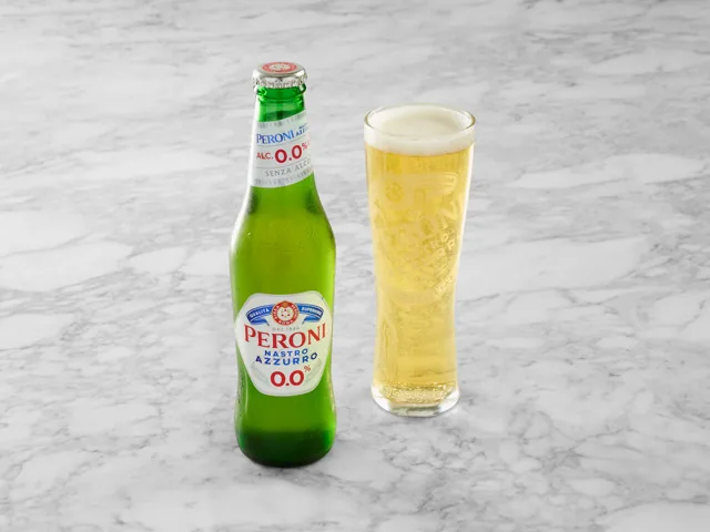 Peroni Nastro Azzurro 0.0% (330ml) at PizzaExpress