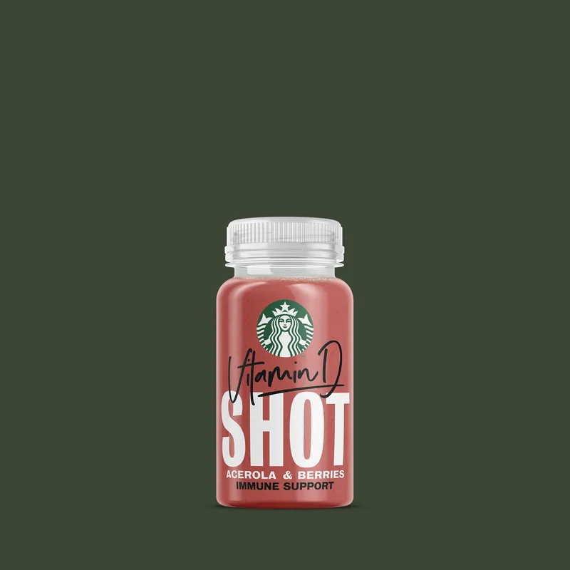 Acerola & Raspberry Vitamin D Shot 100ml at Starbucks