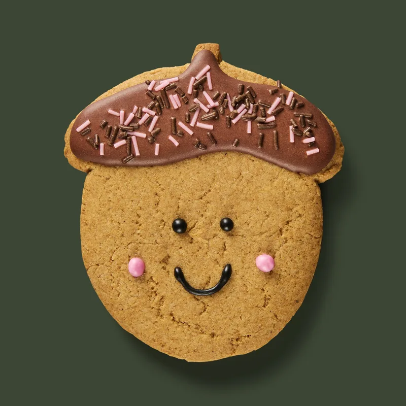 Acorn Gingerbread Cookie at Starbucks