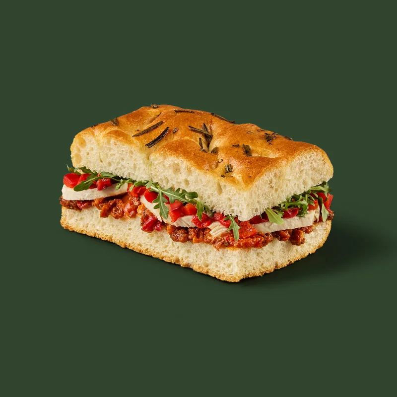 Chicken & Chorizo Focaccia at Starbucks