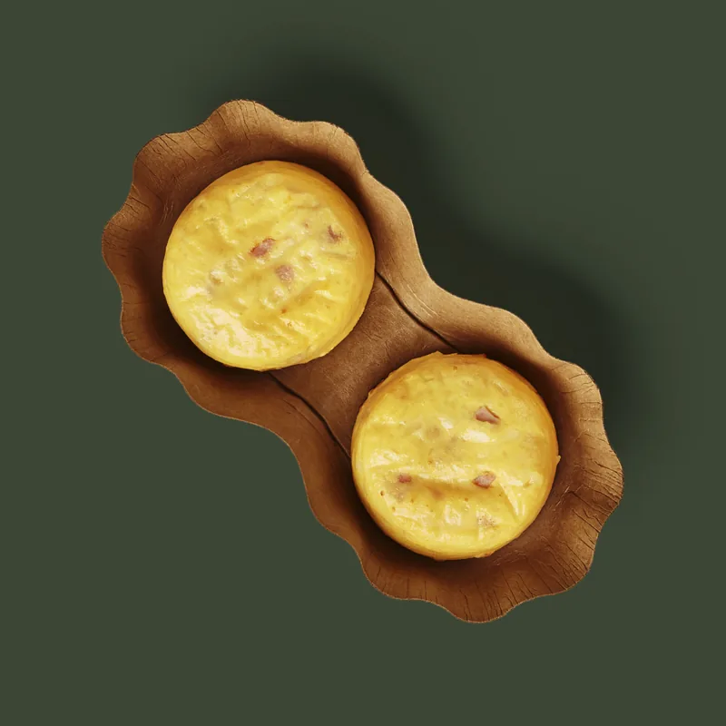 Egg Bites with Three Cheese & Ham at Starbucks