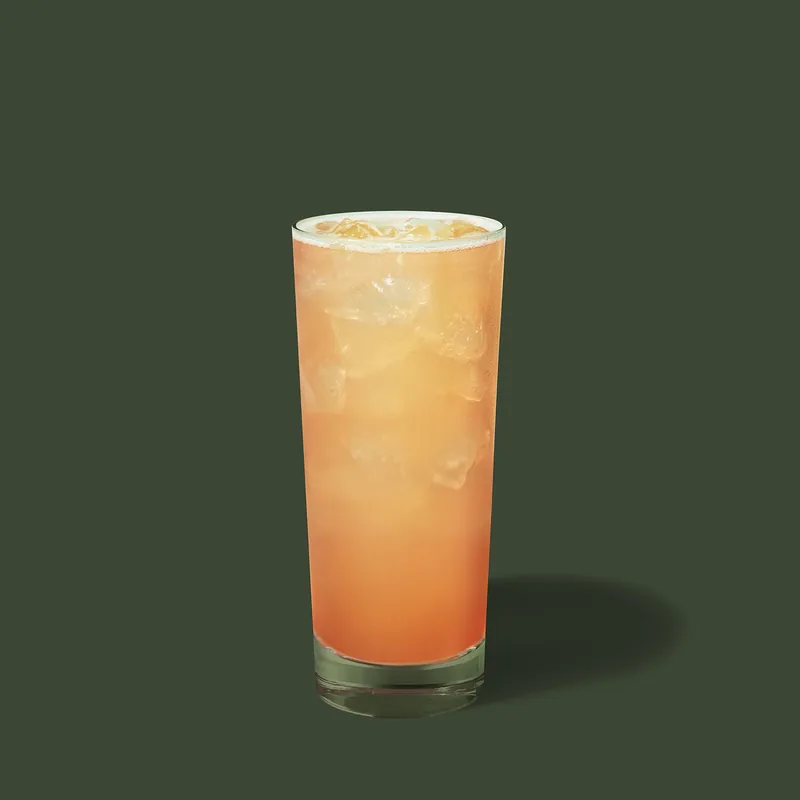 Peach Iced Tea at Starbucks
