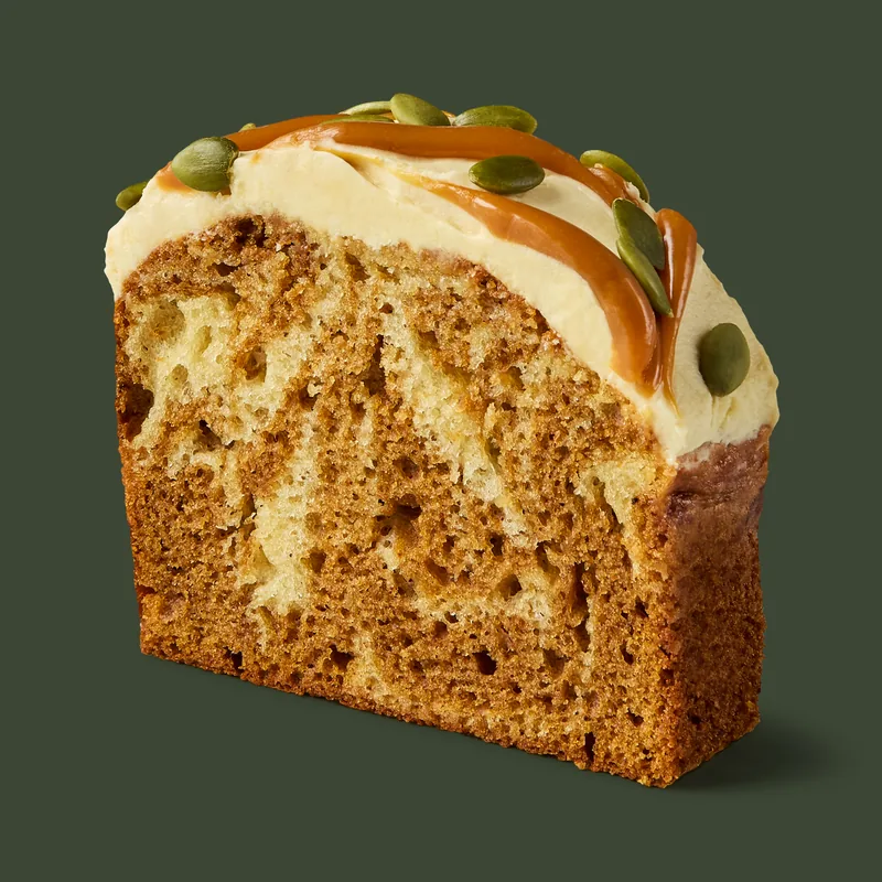 Pumpkin Marble Loaf Cake at Starbucks