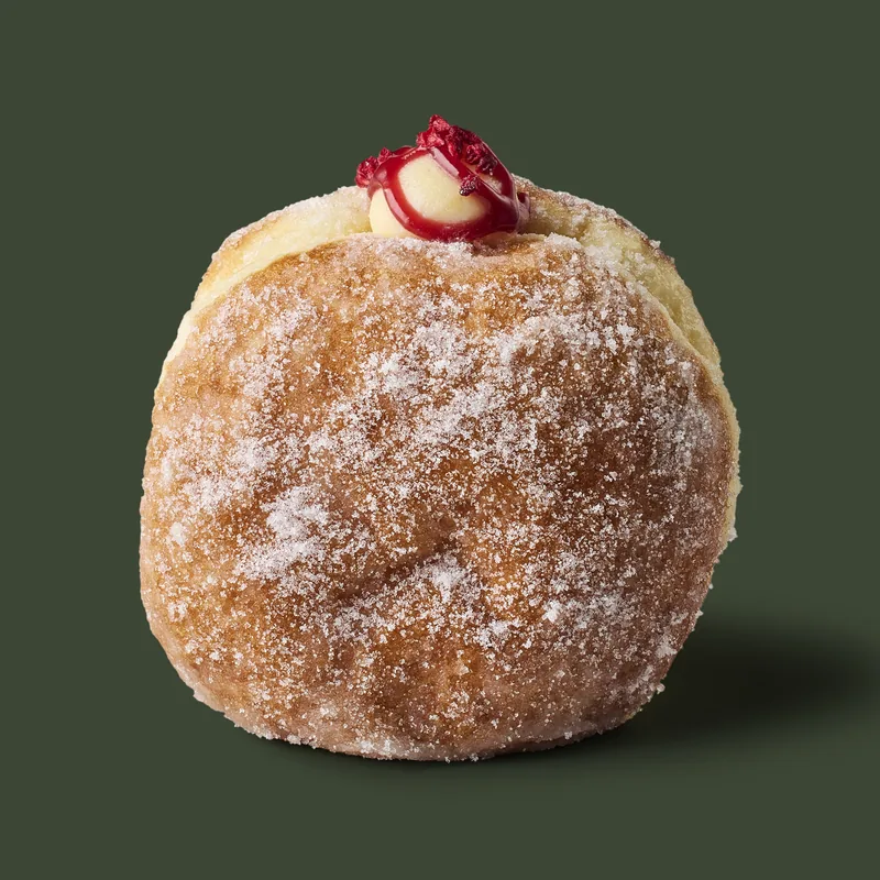Raspberry Jam & Custard Doughnut at Starbucks