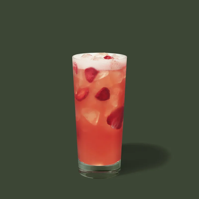 Strawberry Acai Starbucks Refresha Drink at Starbucks