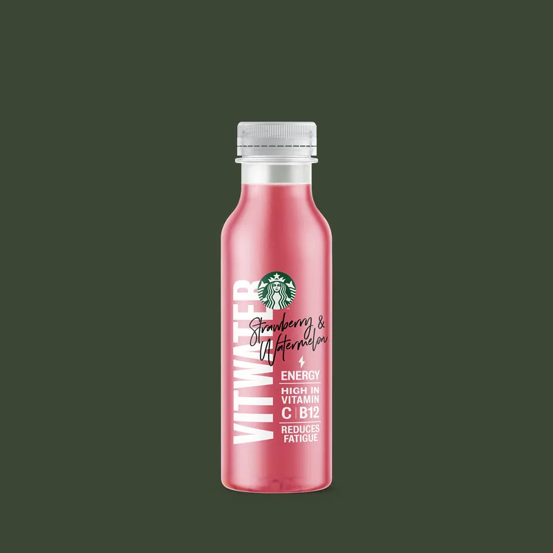Strawberry & Watermelon VITWATER 330ml at Starbucks