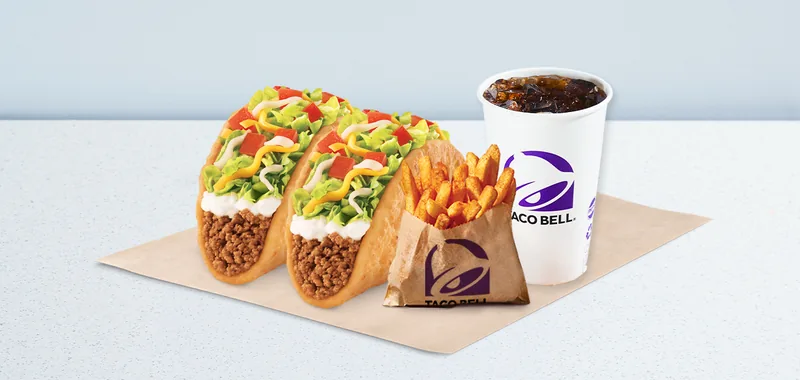 CHALUPA SUPREME MEAL at Taco Bell