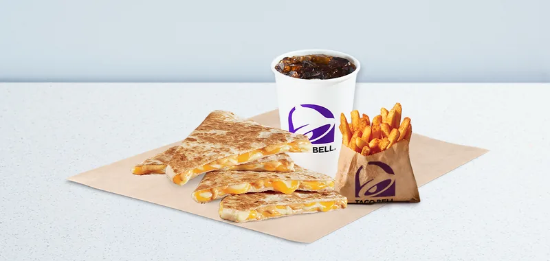 CHEESE QUESADILLA MEAL at Taco Bell