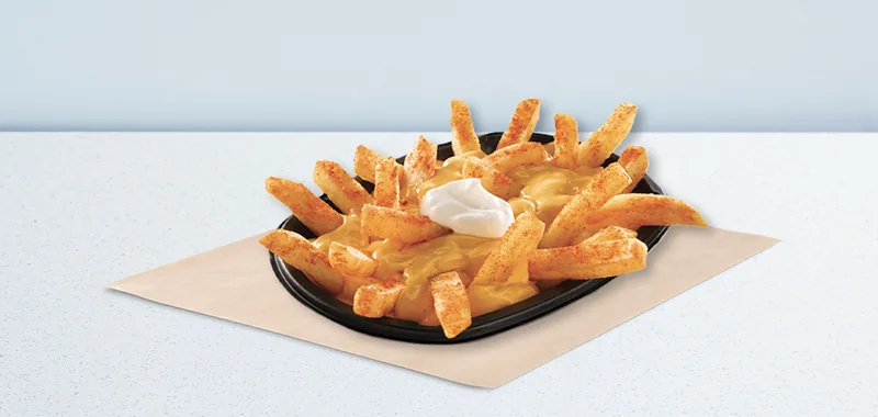 CHEESY TOPPED FRIES at Taco Bell