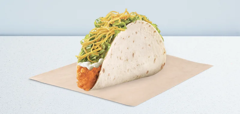 CRISPY CHICKEN SOFT TACO at Taco Bell
