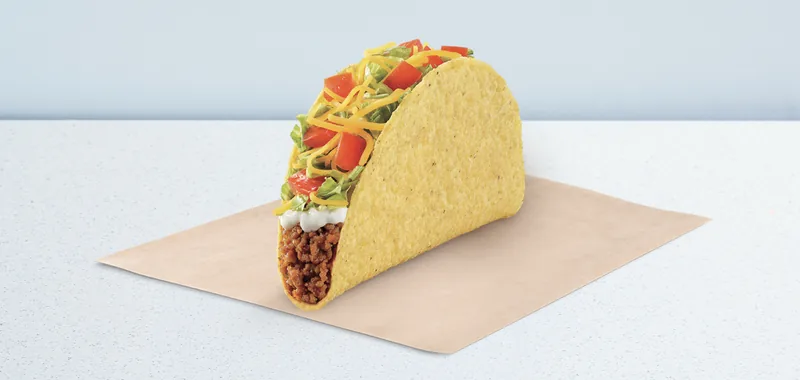 CRUNCHY TACO SUPREME at Taco Bell