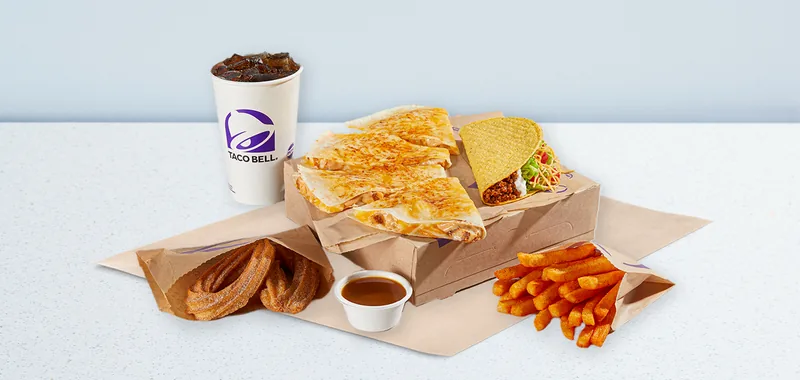 GRILLED CHEESE CHICKEN QUESADILLA BOX at Taco Bell