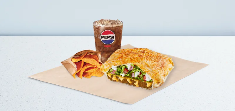 GRILLED CHEESE CRUNCHWRAP SUPREME MEAL at Taco Bell