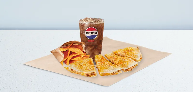 GRILLED CHEESE QUESADILLA MEAL at Taco Bell