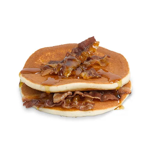 Bacon & Maple Pancakes at Tim Hortons