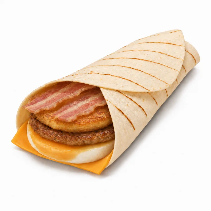 Big Breakfast Wrap (Streaky Bacon) at Tim Hortons