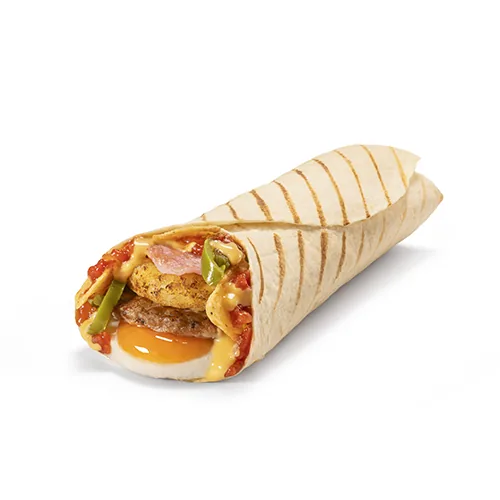 Breakfast Burrito at Tim Hortons
