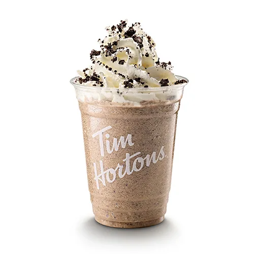 Cookies & Cream Iced Capp at Tim Hortons