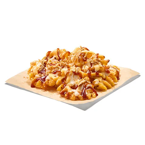 Maple BBQ Loaded Lattice Fries at Tim Hortons