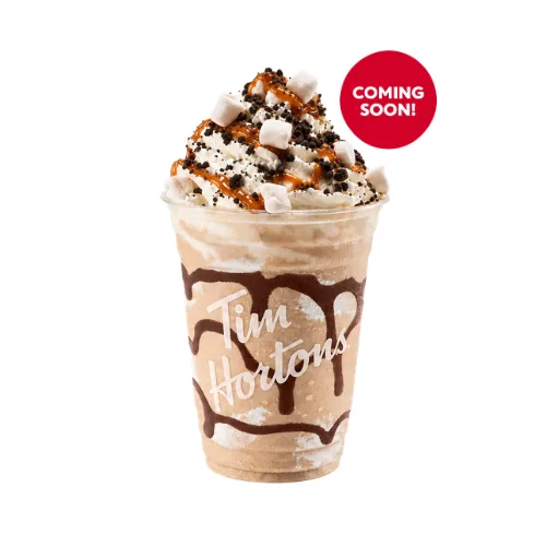 Maple Caramel S'mores Frappé at Tim Hortons