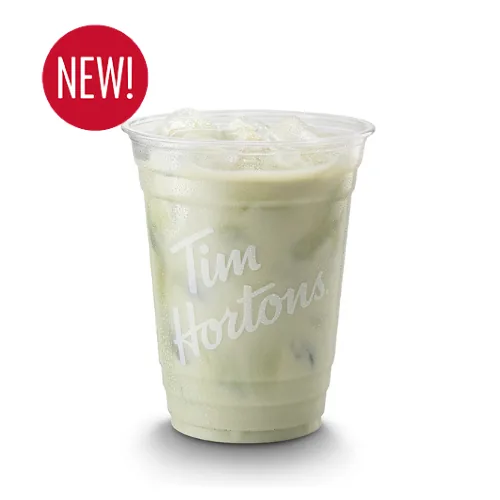 Matcha Iced Latte at Tim Hortons
