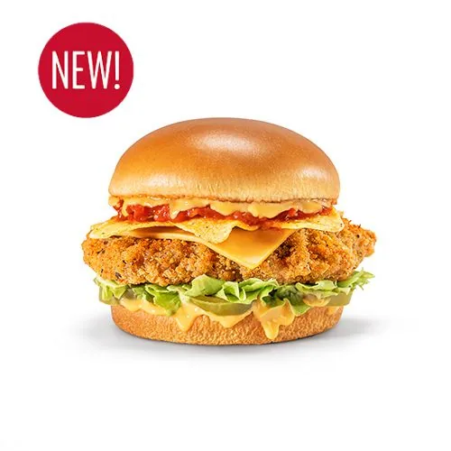 Nacho Crispy Chicken Sandwich at Tim Hortons